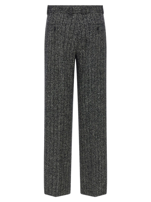 Dolce & Gabbana Bicolor Virgin Wool Casual Pants