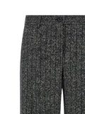 Dolce & Gabbana Bicolor Virgin Wool Casual Pants