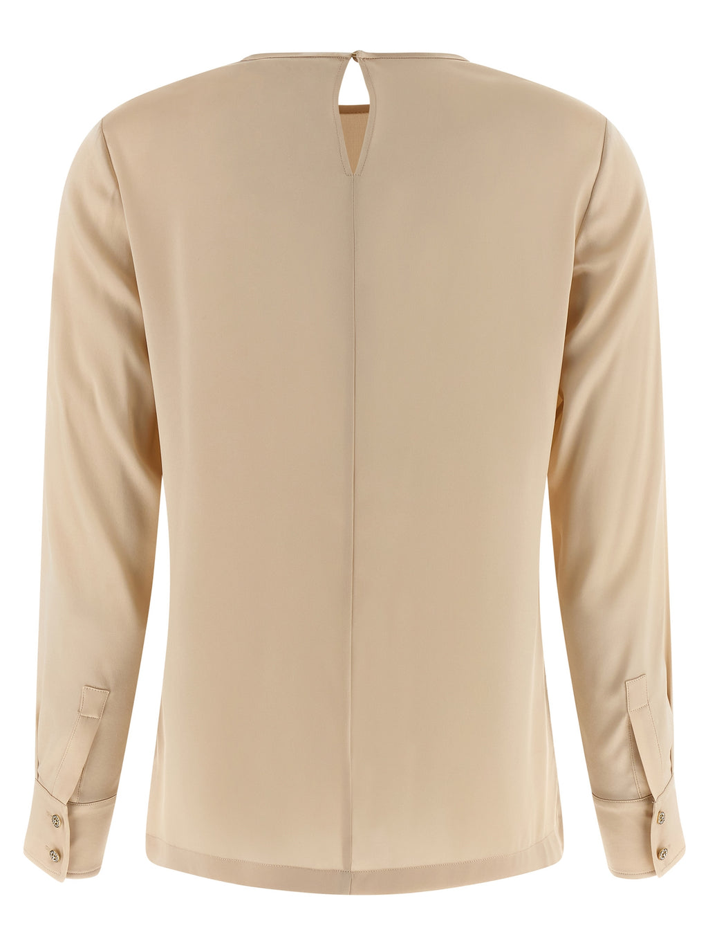 Max Mara Beige Silk Blouse