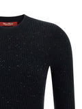 Max Mara Black Silk Cardigan