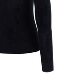 Max Mara Black Silk Cardigan
