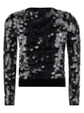 Max Mara Black Virgin Wool Cardigan