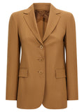 Max Mara Brown Virgin Wool Blazer