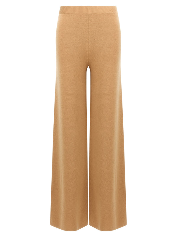 Max Mara Brown Wool Casual Pants