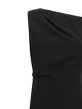 Max Mara Black Triacetate Long Dress
