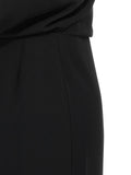 Max Mara Black Triacetate Long Dress