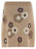 Kenzo Beige Wool Long Skirt