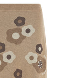 Kenzo Beige Wool Long Skirt