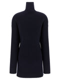 Balenciaga Blue Wool Short Dress