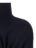 Balenciaga Blue Wool Short Dress