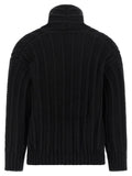Dolce & Gabbana Black Virgin Wool Cardigan
