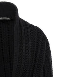 Dolce & Gabbana Black Virgin Wool Cardigan