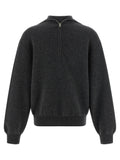Balenciaga Gray Wool Cardigan