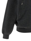 Balenciaga Gray Wool Cardigan