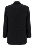 Max Mara Black Virgin Wool Blazer