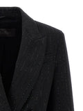Max Mara Black Virgin Wool Blazer
