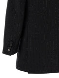 Max Mara Black Virgin Wool Blazer