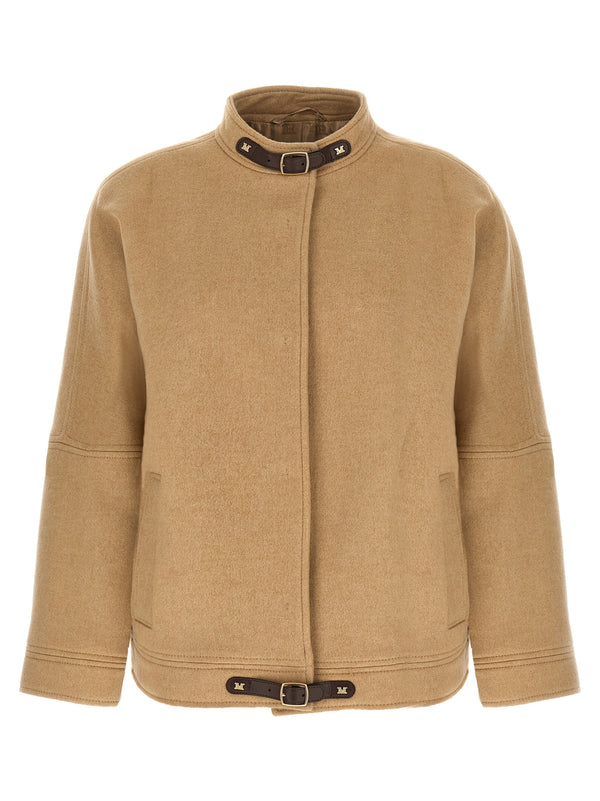 Max Mara Beige Cashmere Bomber