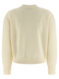 Max Mara White Virgin Wool Cardigan