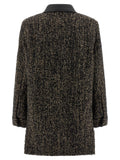 Max Mara Multicolor Virgin Wool Shell Jacket