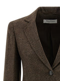 Max Mara Brown Virgin Wool Blazer