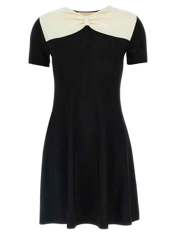 Valentino Garavani Black Viscose Short Dress
