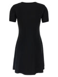 Valentino Garavani Black Viscose Short Dress