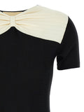 Valentino Garavani Black Viscose Short Dress