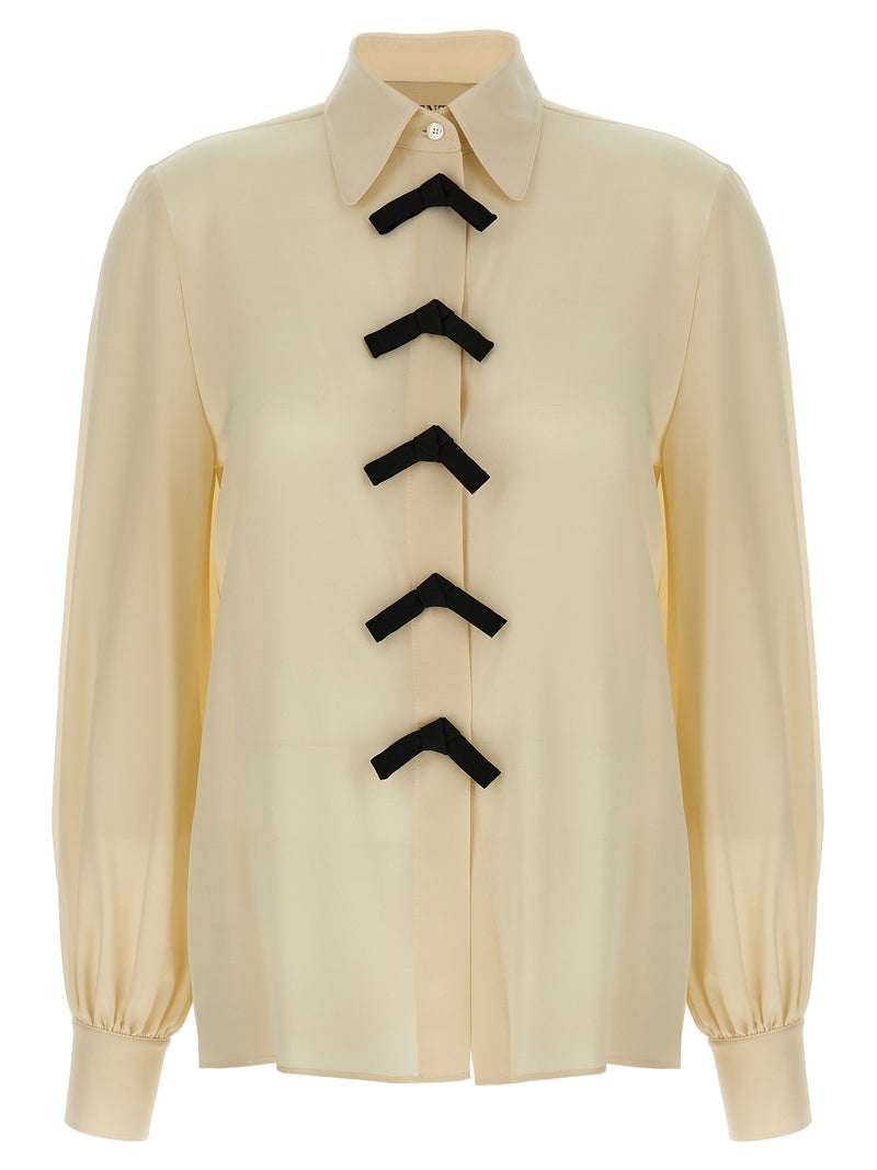Valentino Garavani Beige Silk Blouse