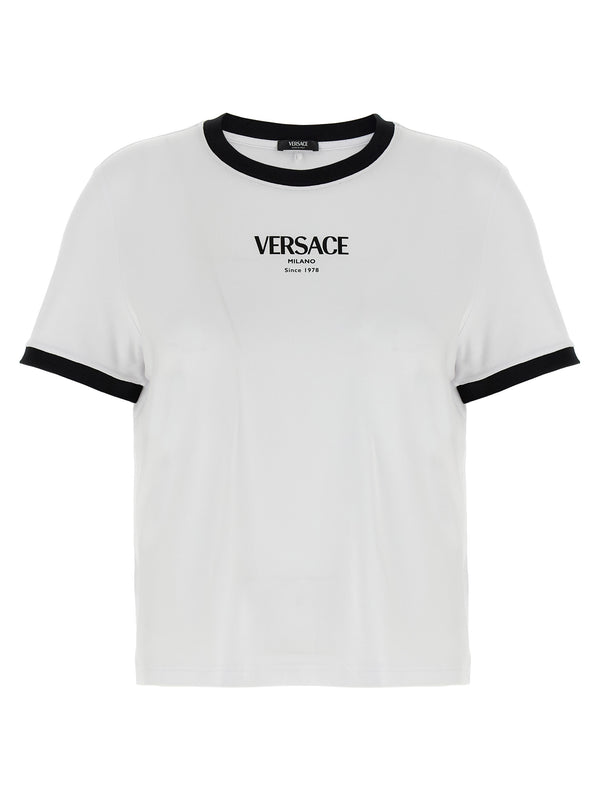 Versace Bicolor Viscose T-Shirt