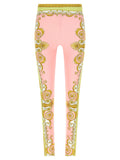 Versace Multicolor Nylon Leggings