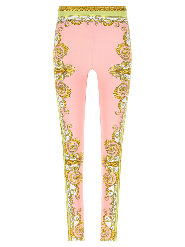 Versace Multicolor Nylon Leggings