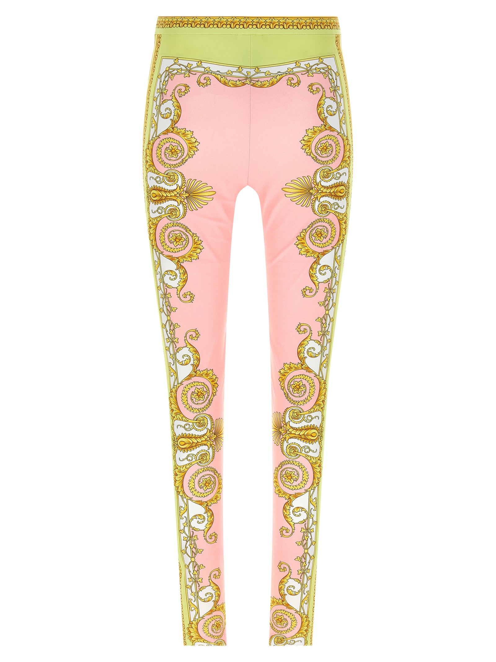 Versace Multicolor Nylon Leggings