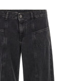 Diesel Black Cotton Jeans Denim