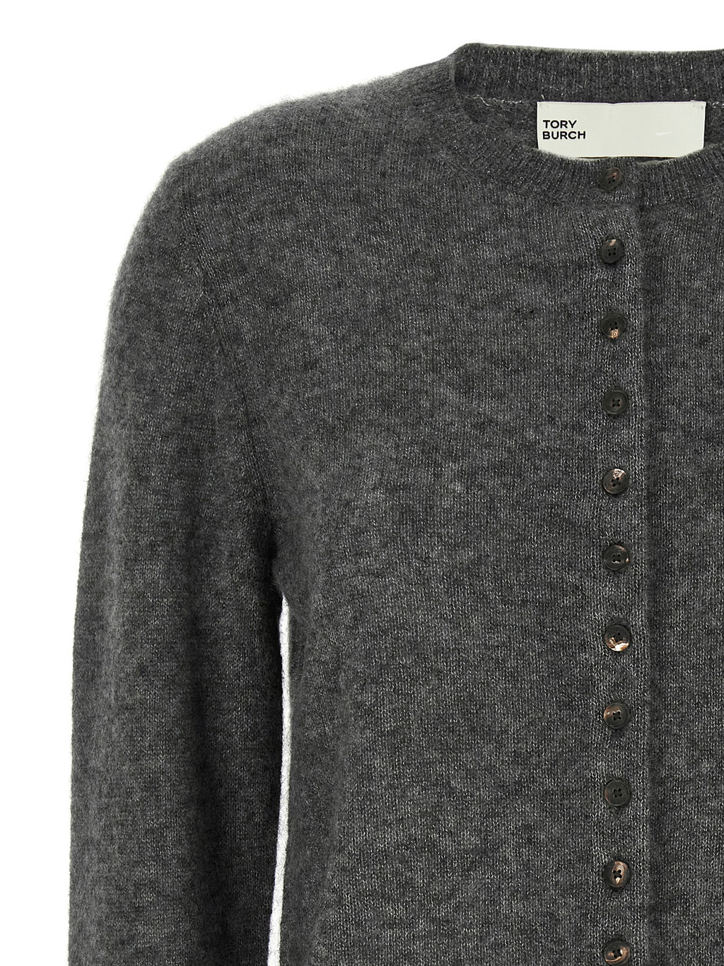 Tory Burch Gray Cashmere Cardigan