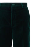Gucci Bicolor Cotton Casual Pants