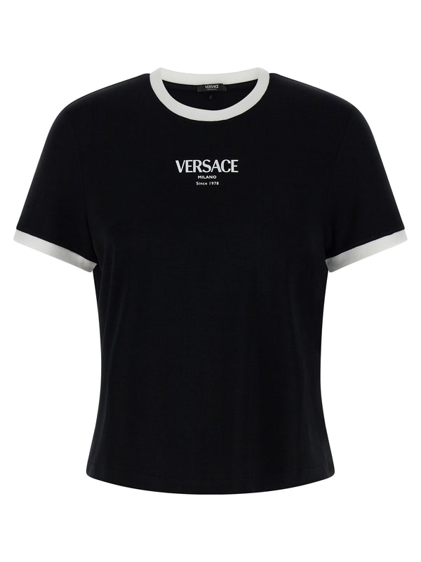 Versace Bicolor Viscose T-Shirt