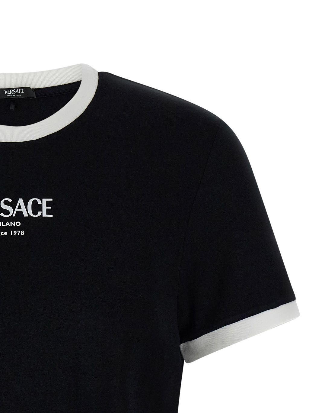 Versace Bicolor Viscose T-Shirt