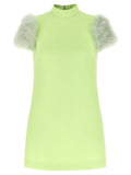 Valentino Garavani Bicolor Virgin Wool Short Dress