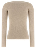 Max Mara Beige Wool Cardigan