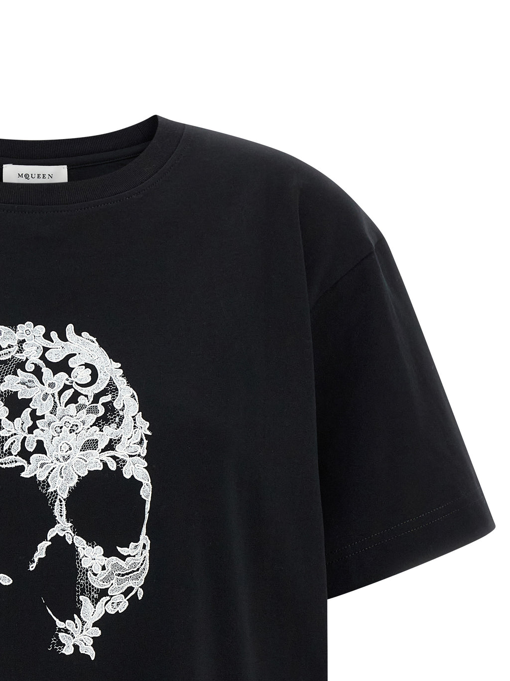 Alexander McQueen Bicolor Cotton T-Shirt