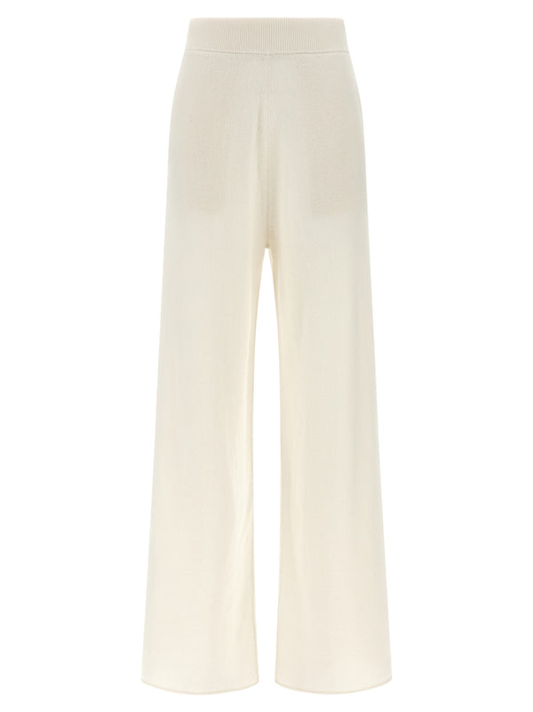 Max Mara White Cashmere Casual Pants