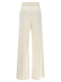 Max Mara White Cashmere Casual Pants