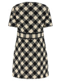 Valentino Garavani Bicolor Cotton Short Dress