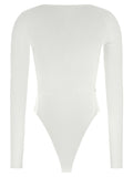 Diesel White Viscose Bodysuit