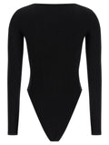 Diesel Black Viscose Bodysuit
