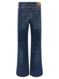 Diesel Blue Cotton Flared Jeans