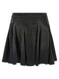 Diesel Black Cotton Long Skirt