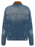 Versace Blue Cotton Denim Jacket