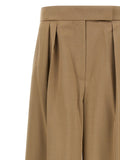 Max Mara Brown Virgin Wool Casual Pants
